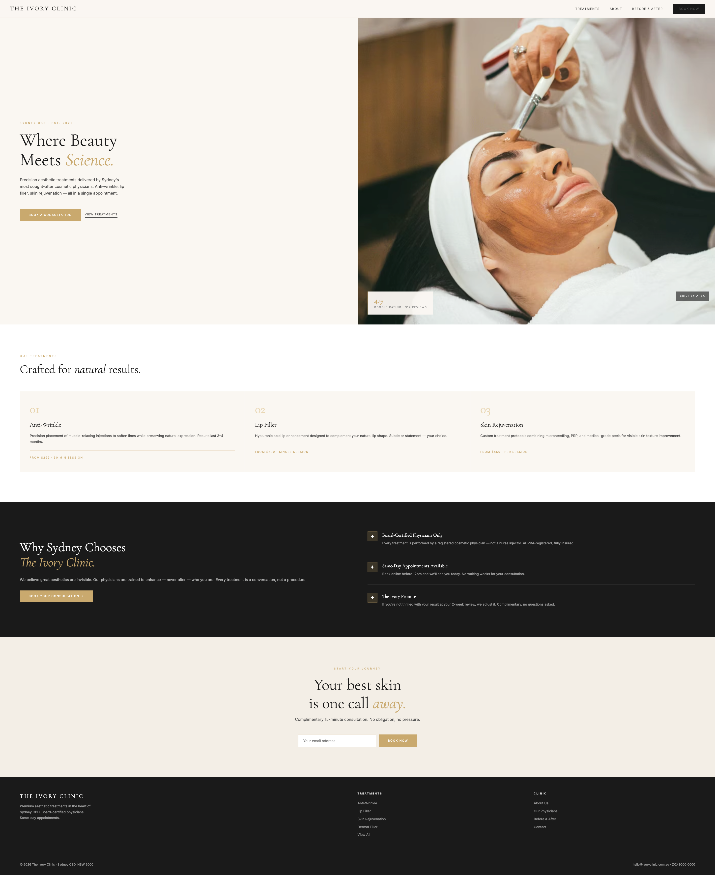 The Ivory Clinic template