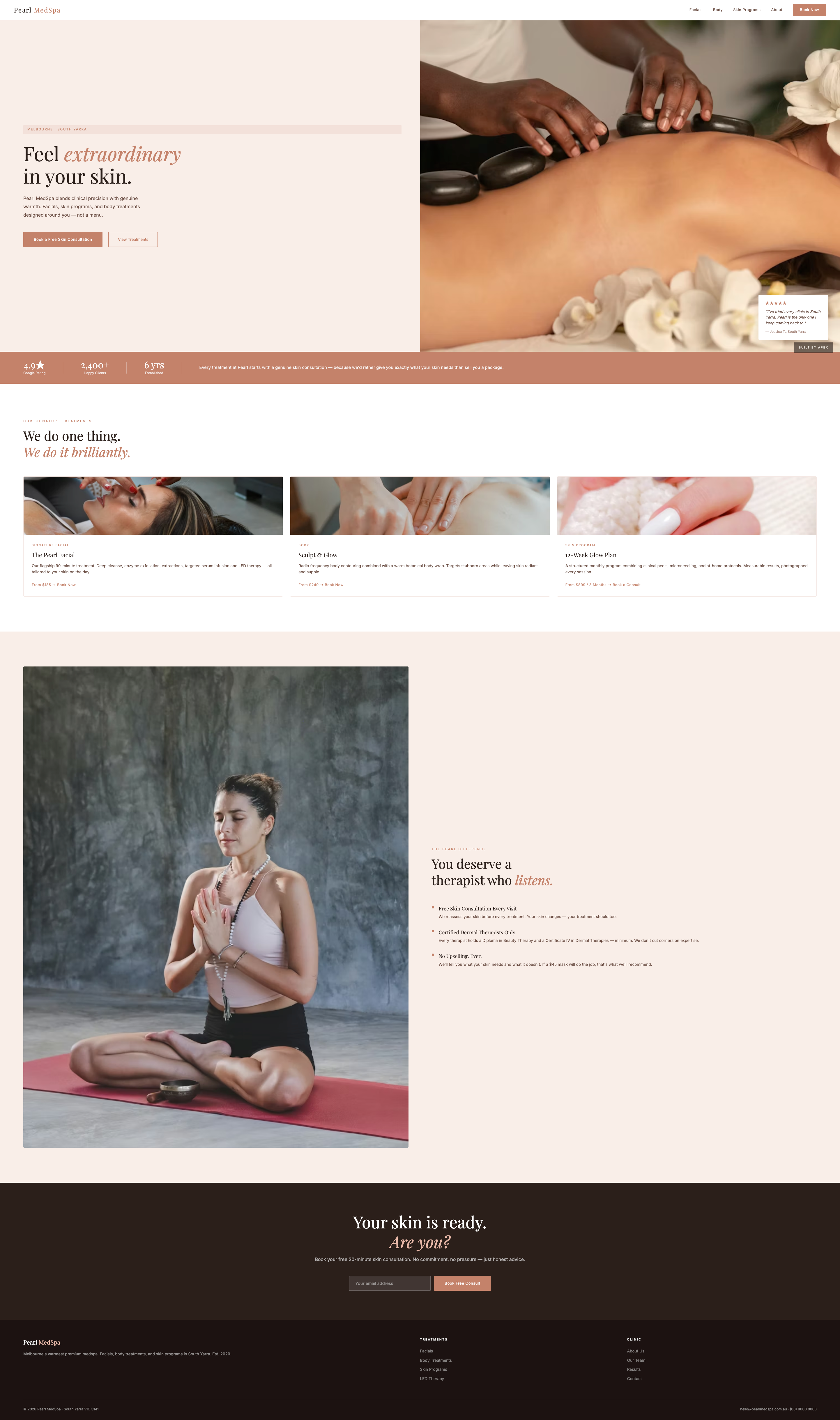 The Pearl MedSpa template